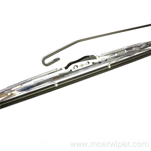 chrome windshield frameless soft wiper blade inserts